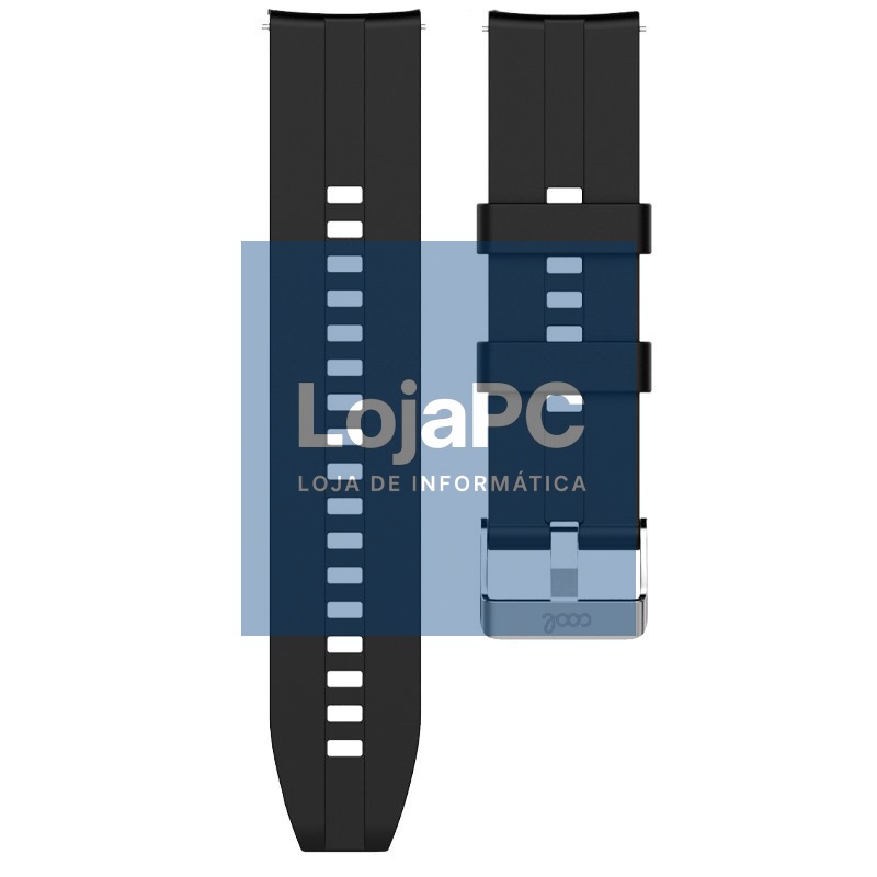 Universal Strap 20mm Amazfit Bip / GTS / Bip Lite / Huawei / Samsung / COOL Rubber Black