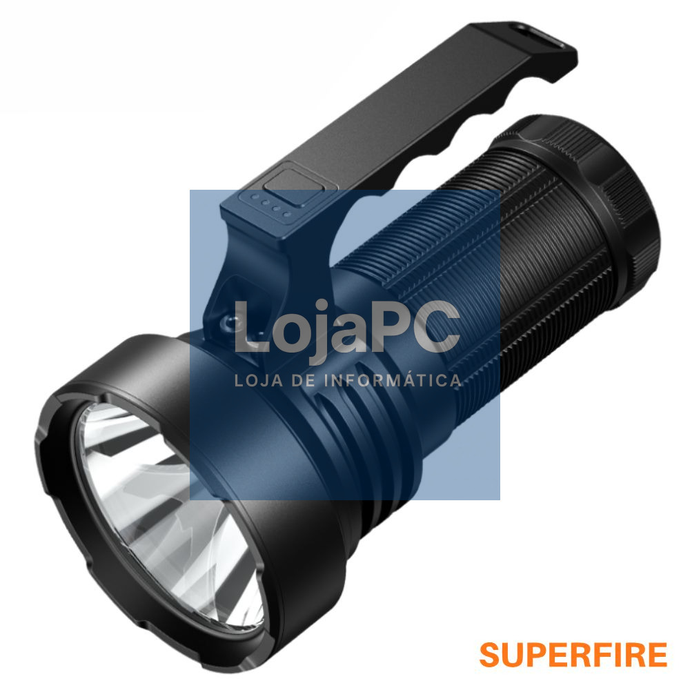 Lanterna 60W 5000lm IP44 C/ Função Powerbank SUPERFIRE