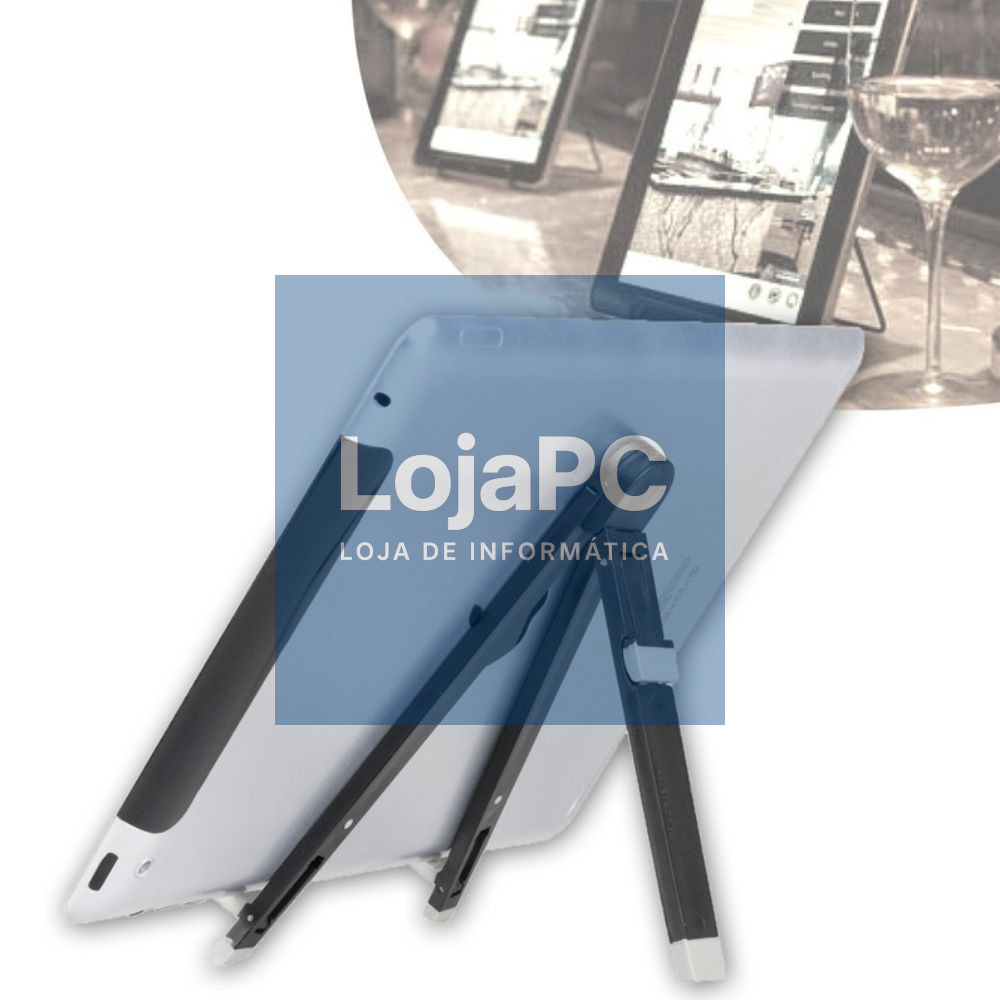 SUPORTE P/ TABLETS E iPAD TIPO MOLDURA AJUSTÁVEL