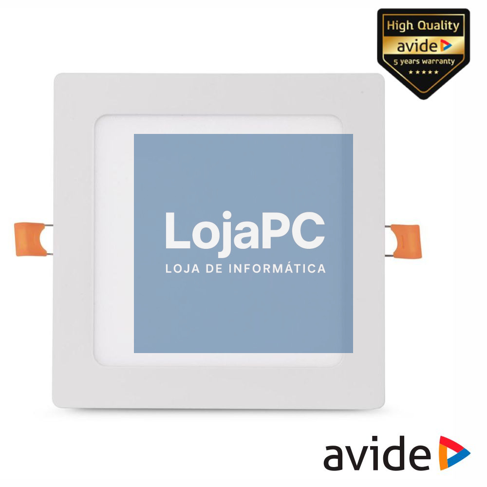 Painel LEDS Quadrado 12W 166mm CCT 950lm AVIDE