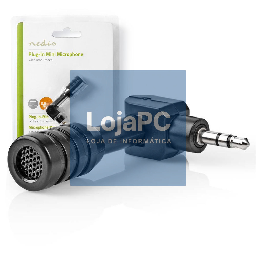 Microfone Mini P/ Portátil/PC NEDIS