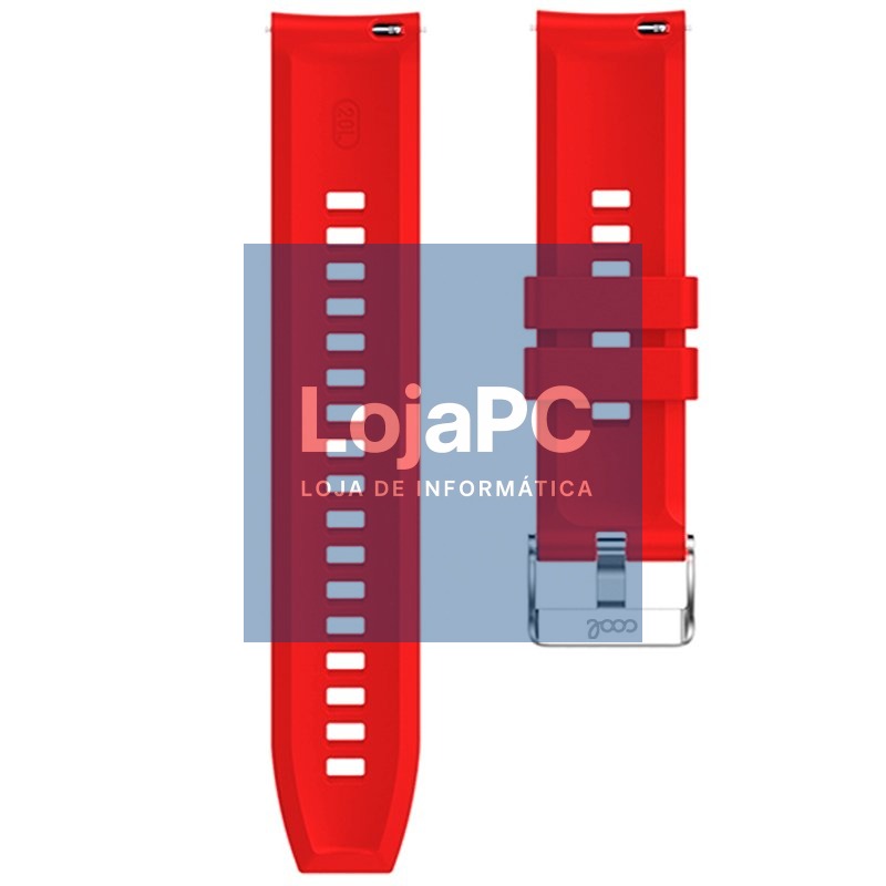Universal Strap 20mm Amazfit Bip / GTS / Bip Lite / Huawei / Samsung / COOL Rubber Red