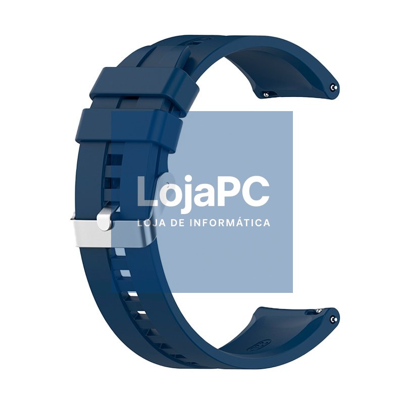 Universal Strap 22mm Amazfit GTR / Stratos / Huawei / Samsung / COOL Blue Rubber