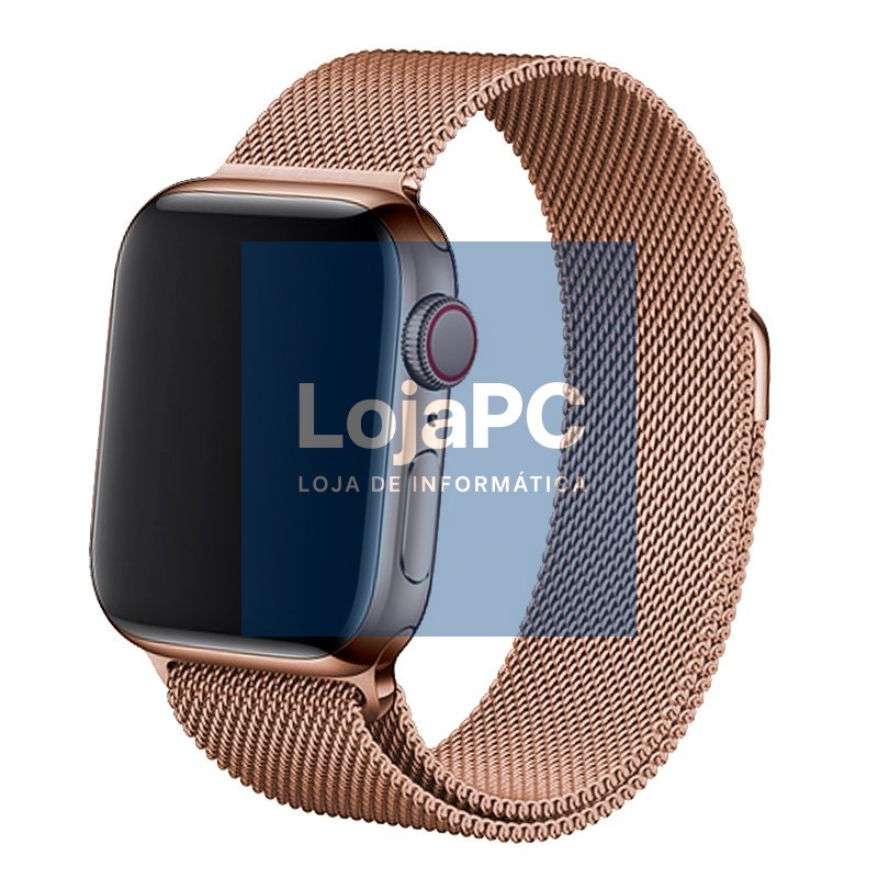 Universal Strap 22mm Amazfit GTR / Stratos / Huawei / Samsung / COOL Metal Rose Gold — imagem 2