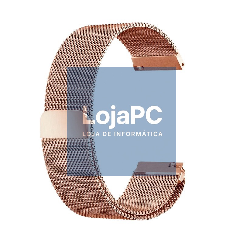 Universal Strap 22mm Amazfit GTR / Stratos / Huawei / Samsung / COOL Metal Rose Gold