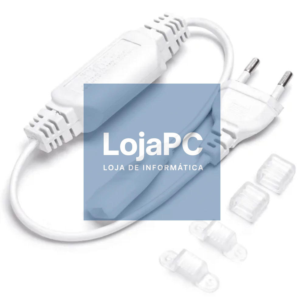 Cabo Alimentação P/ Fita LEDS 220v IP65
