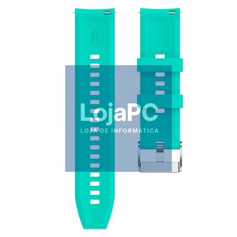 Universal Strap 22mm Amazfit GTR / Stratos / Huawei / Samsung / COOL Rubber Mint — imagem 3