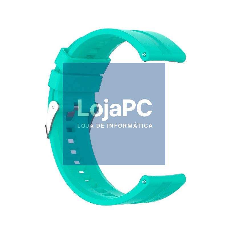 Universal Strap 22mm Amazfit GTR / Stratos / Huawei / Samsung / COOL Rubber Mint — imagem 4