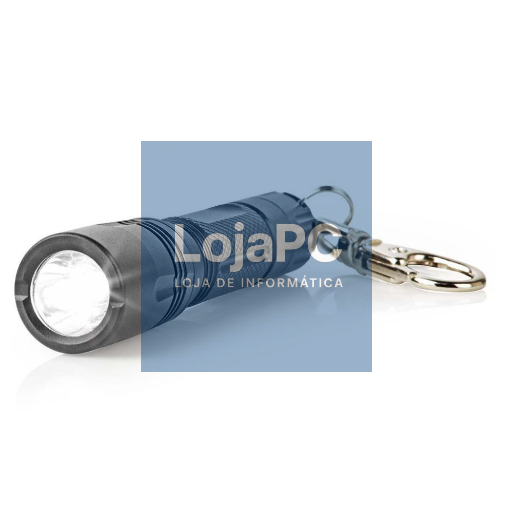 Lanterna LED p/ Porta Chaves 0.5W 20lm IPX4 Cinza NEDIS