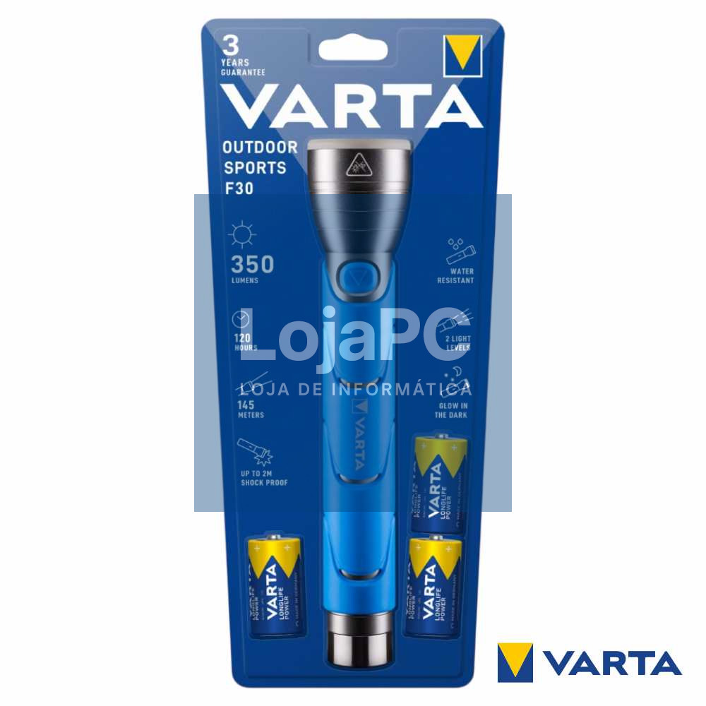 Lanterna LED Outdoor Sports F30 350lm IPX4 VARTA