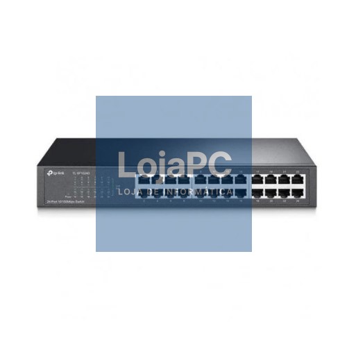 HUB SWITCH 24 PTOS 10/100 TP-LINK TL-SF1024D RACK
