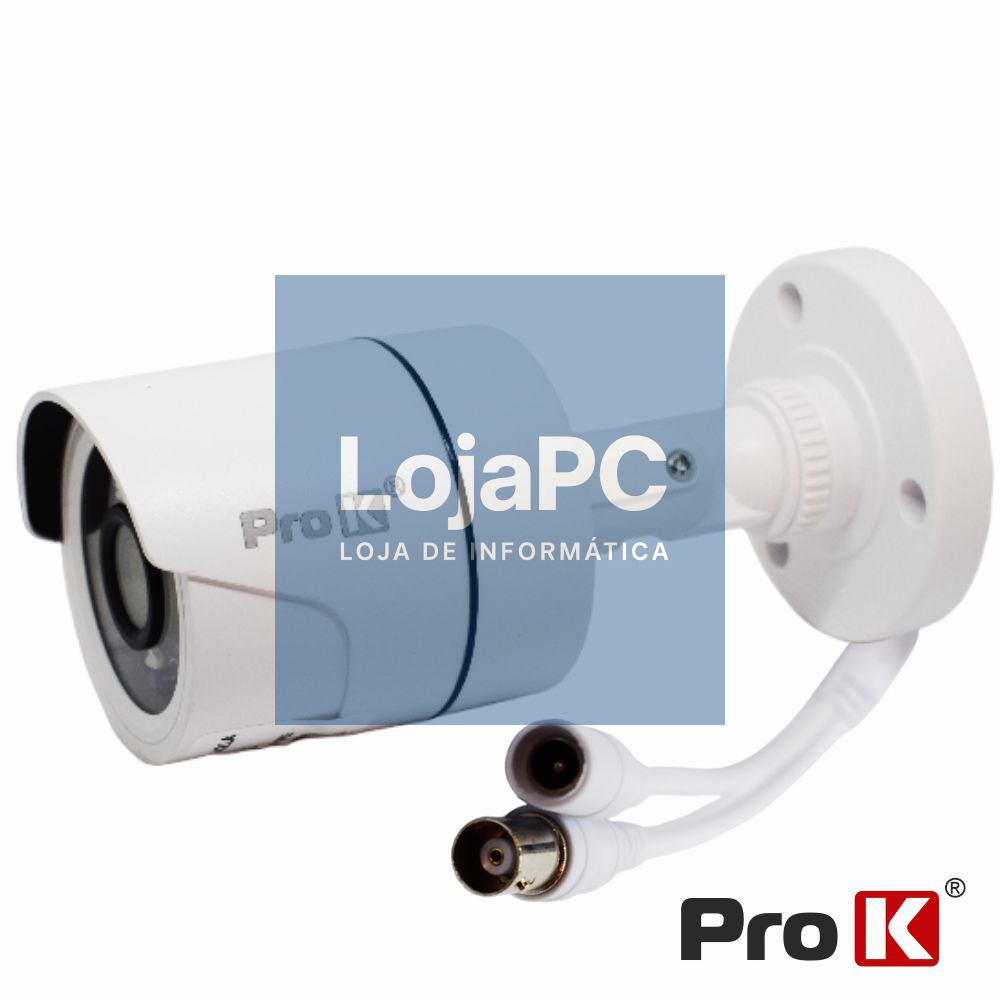 Câmara Vigilância 4IN1 AHD/CVI/TVI/CVBS 2MP IP65 PROK