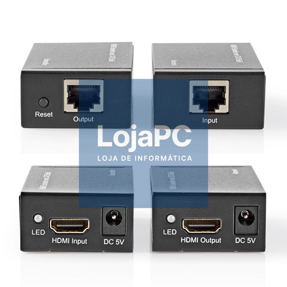Extensor de Sinal HDMI Via RJ45 CAT5e/6