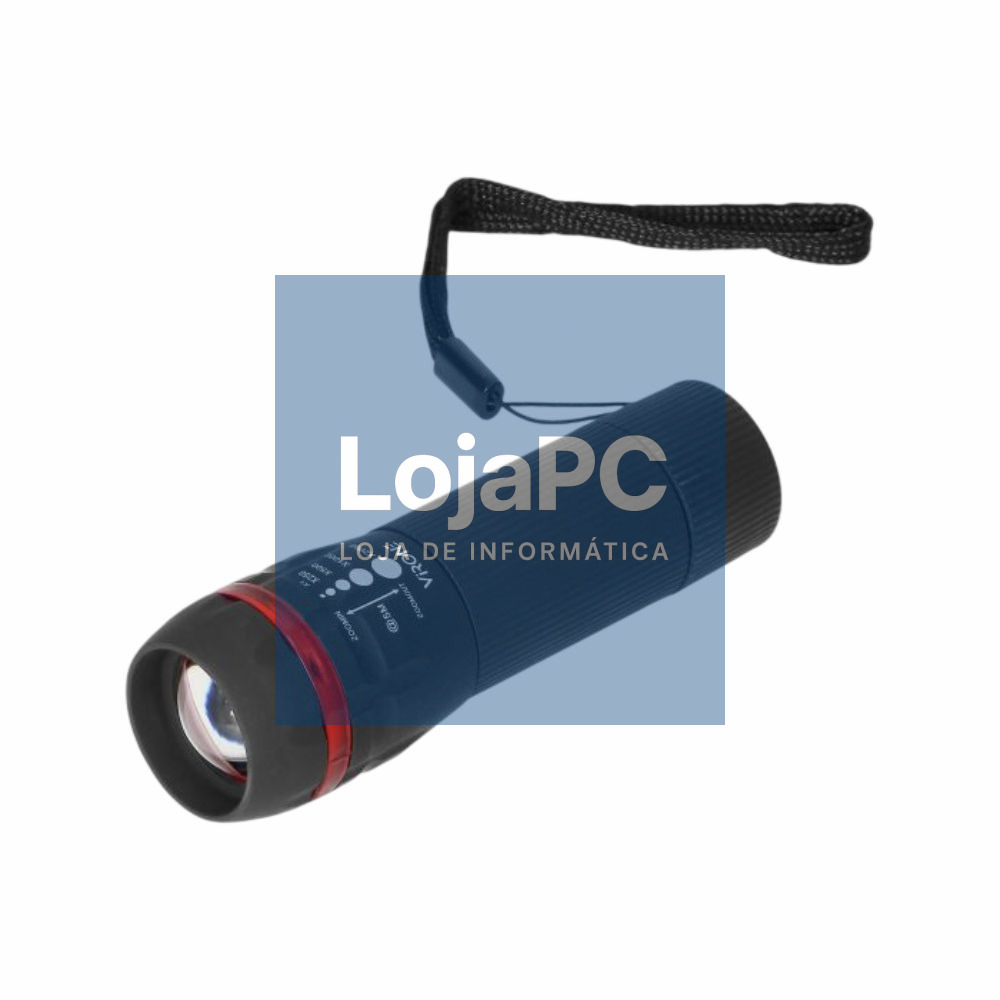 Lanterna De Bolso LED T6 1W 60lm ZOOM VIRONE