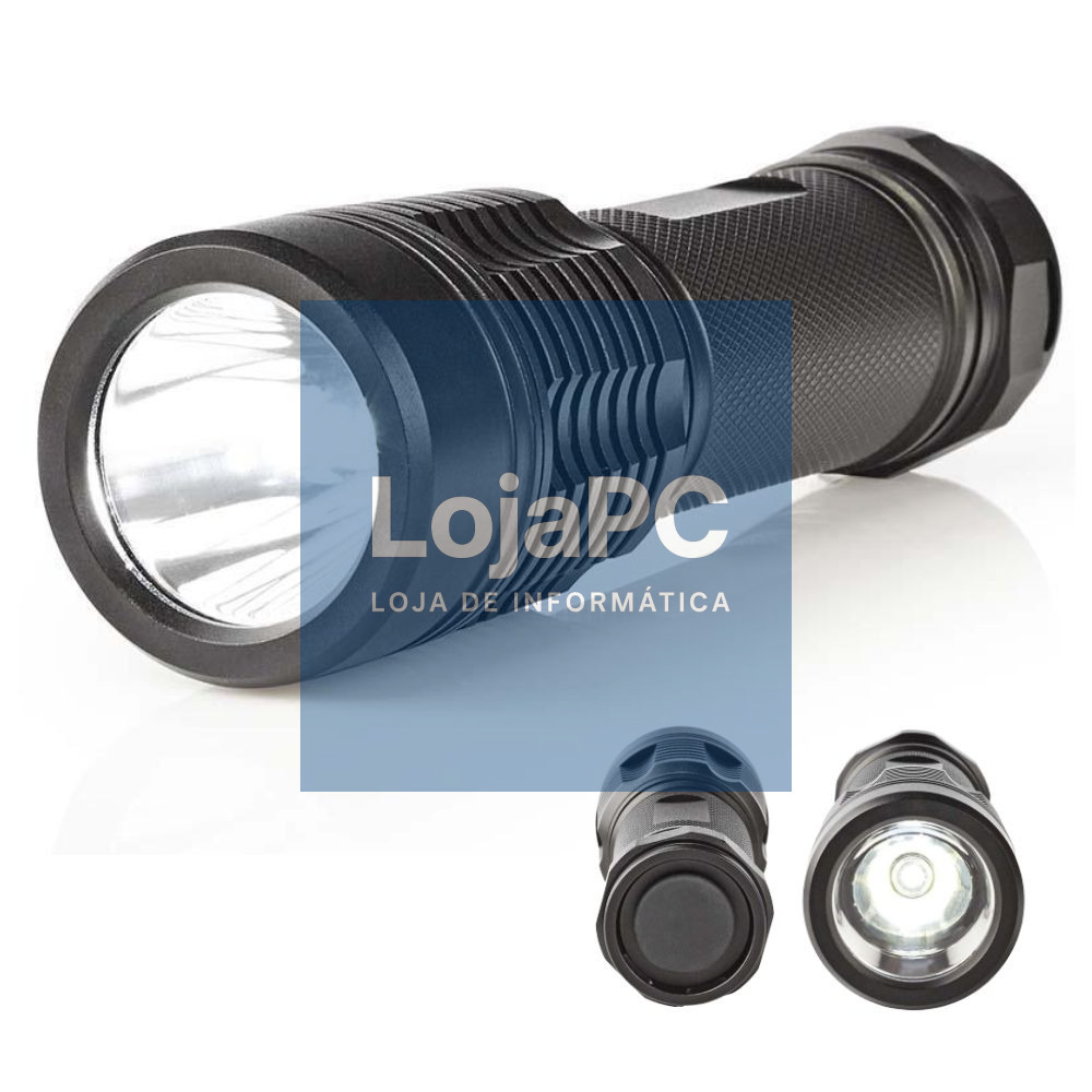 Lanterna LED 5W 280lm IPX7 Preto NEDIS