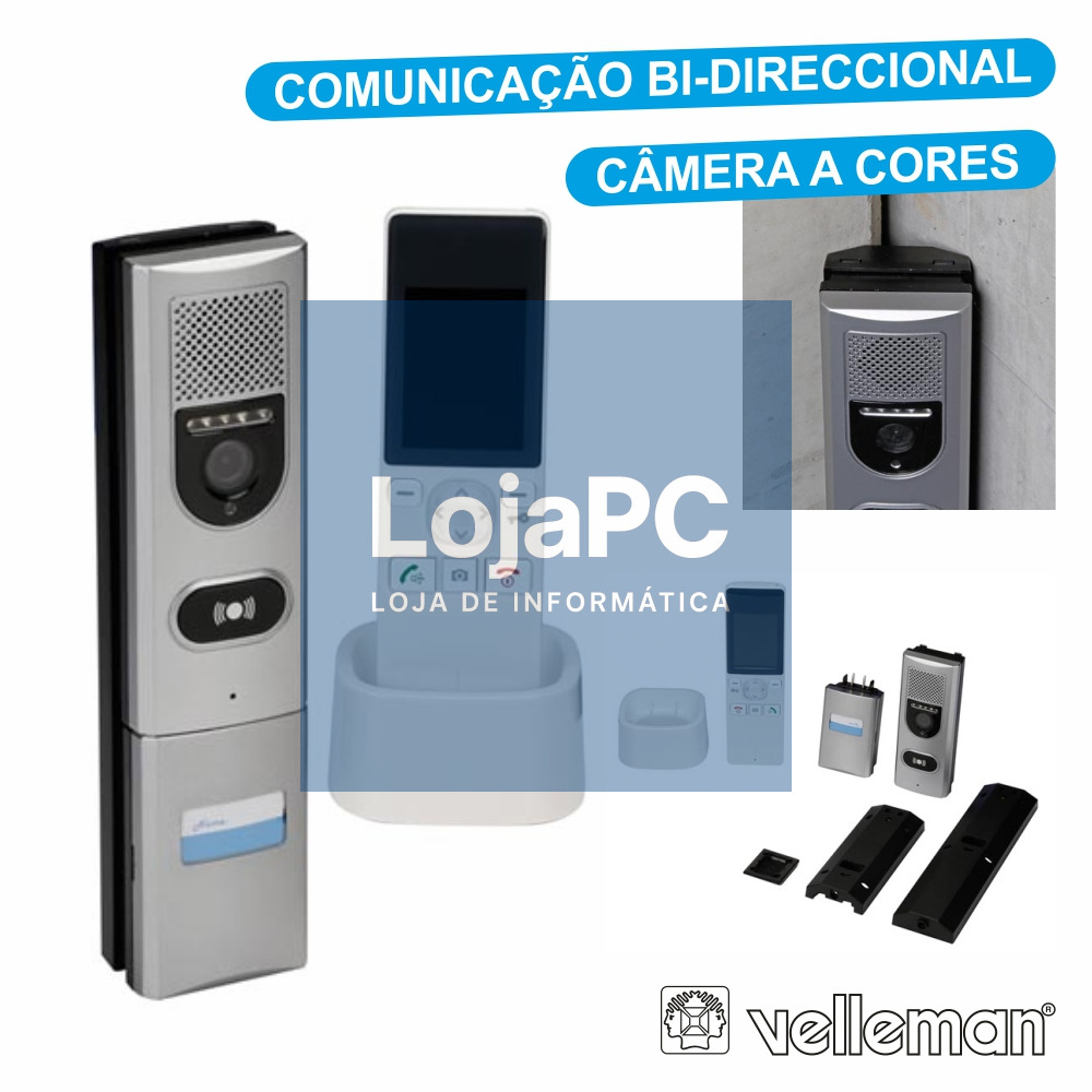 VÍDEO PORTEIRO S/ FIOS C/ TELECOMANDO