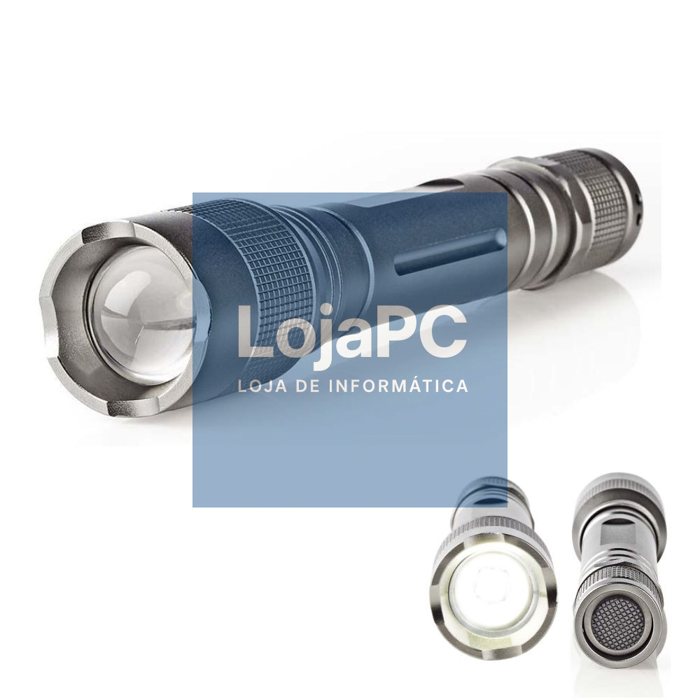 Lanterna LED 3W 150lm IPX5 Cinza Nedis