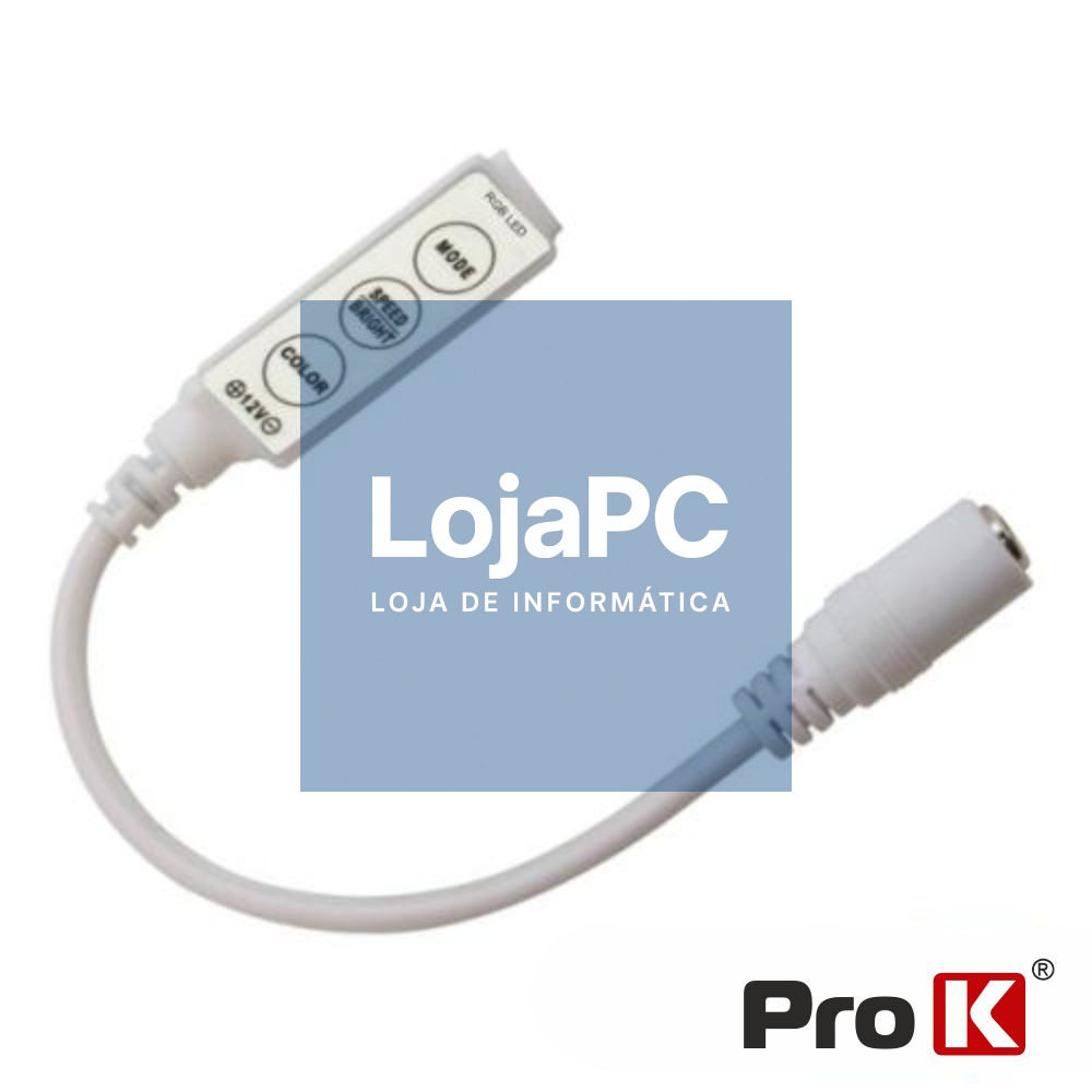 CONTROLADOR P/ FITA LEDS RGB 12V PROK