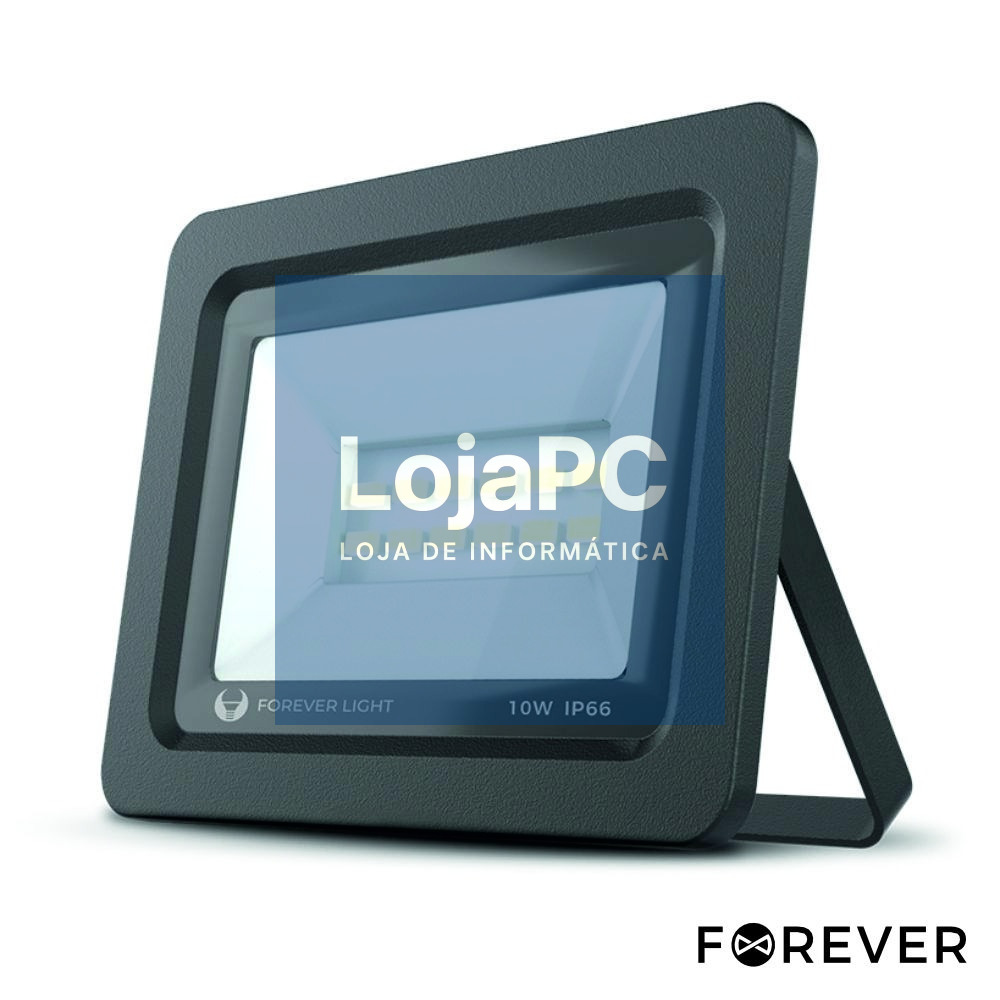 Foco LED 10W 230V 6000K 800lm Preto