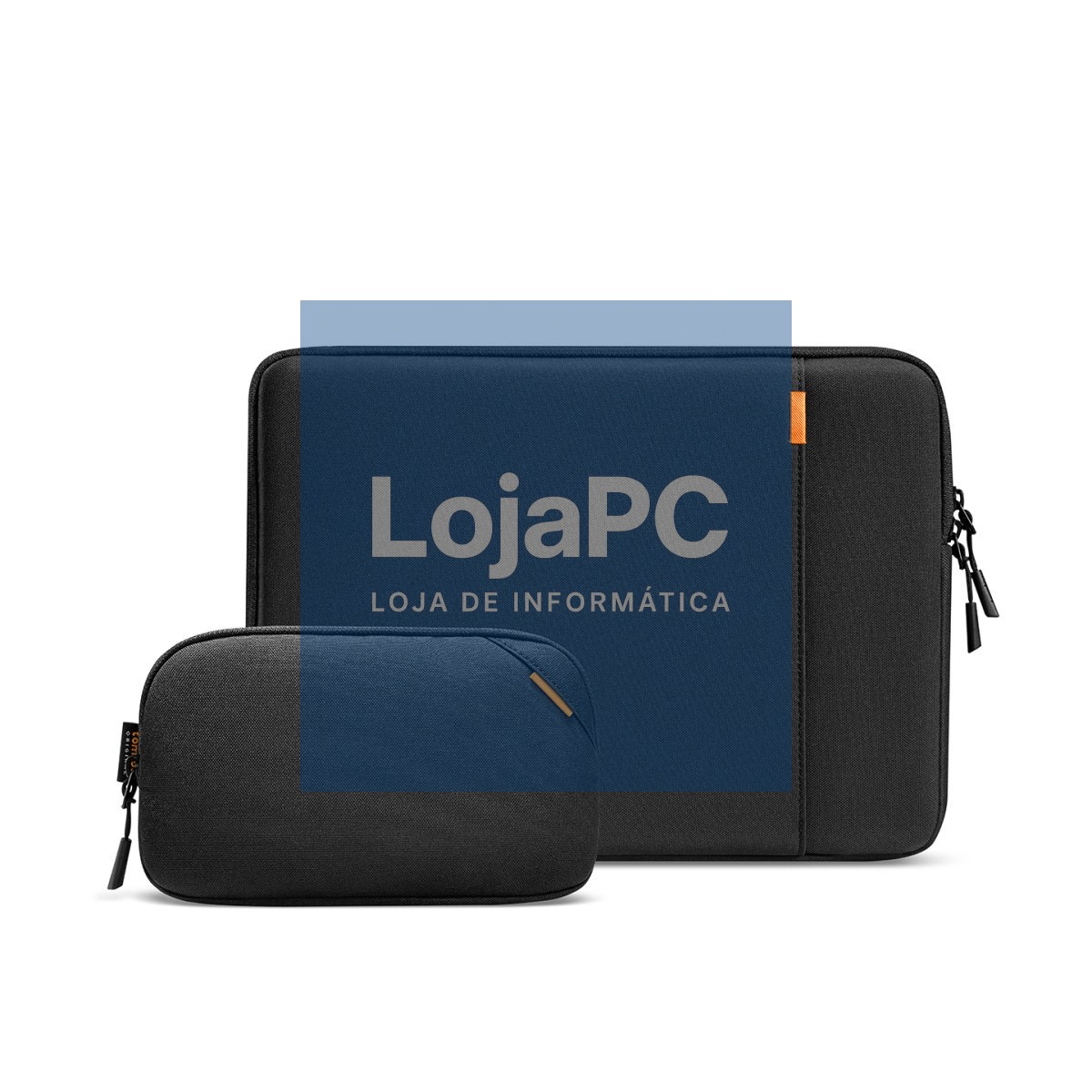 TOMTOC A13 16 quot  LAPTOP CASE BAG BLACK — imagem 2