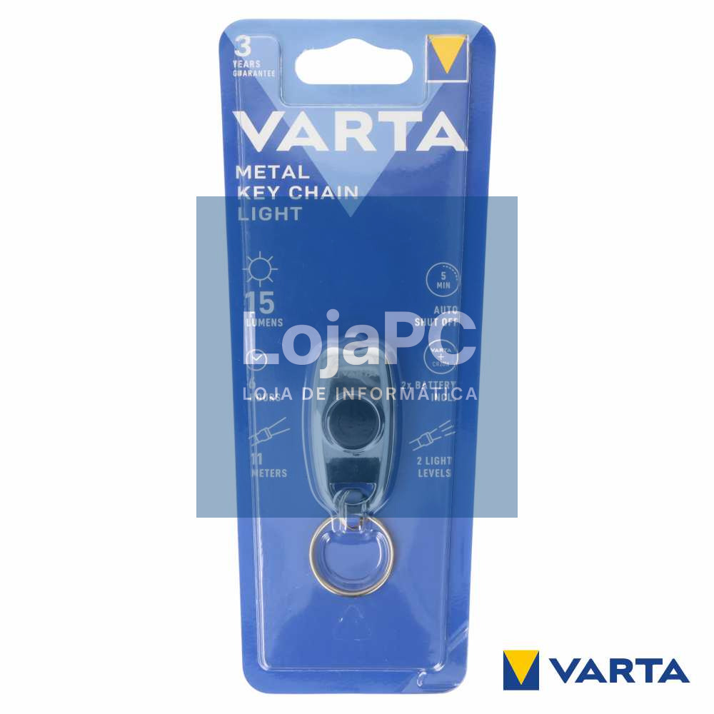 Lanterna LED METAL KEY CHAIN LIGHT 15lm VARTA