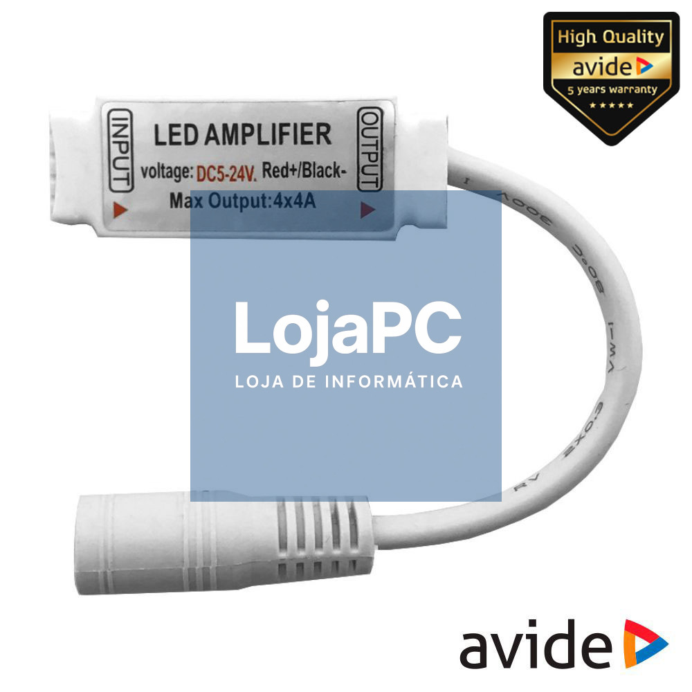 Mini Amplificador P/ Fita LEDS RGBW 12V AVIDE