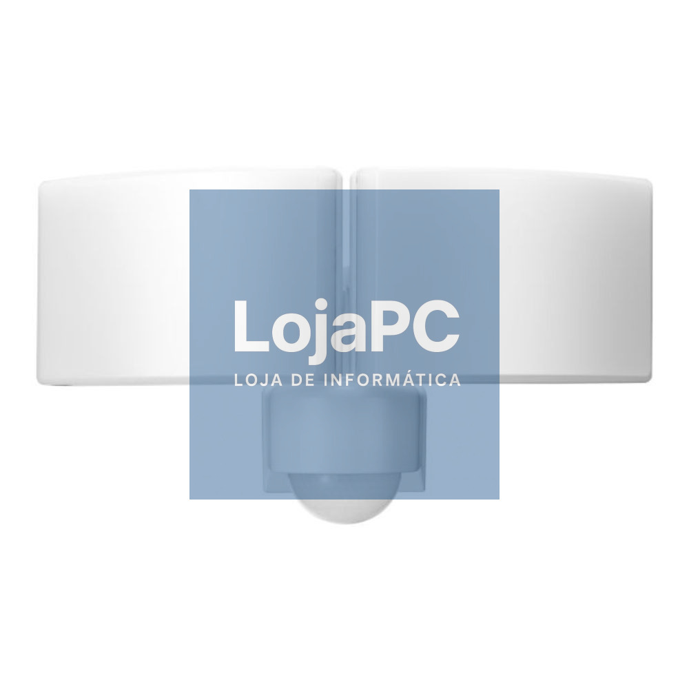 Foco Led Duplo P/ Jardim 2x20w 2x1600lm 4000k C/ Sensor PIR