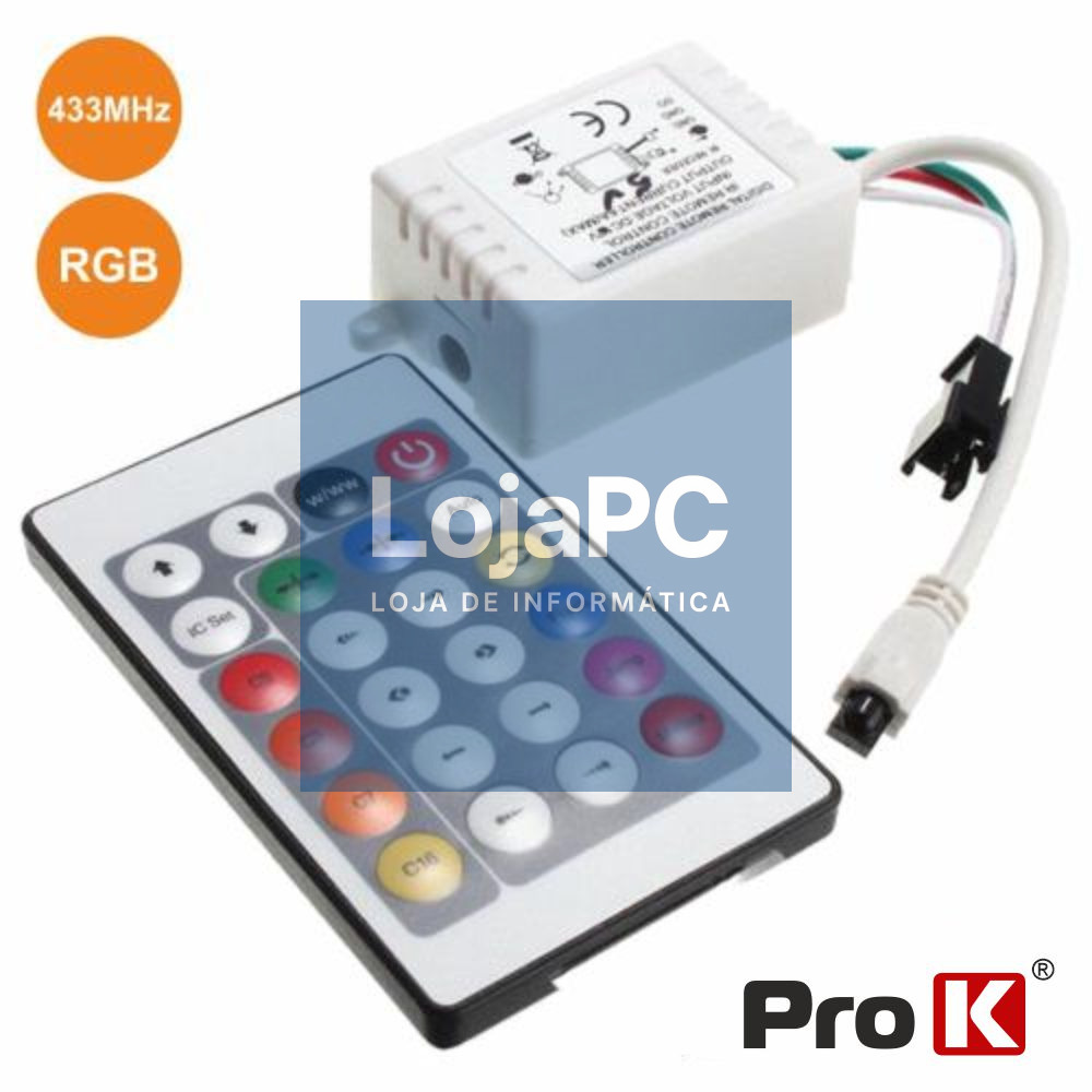 CONTROLADOR P/ FITA LEDS DIGITAIS PROK