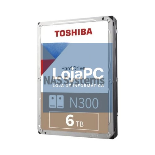 HD 3,5 6TB SATA 3 TOSHIBA N300 NAS