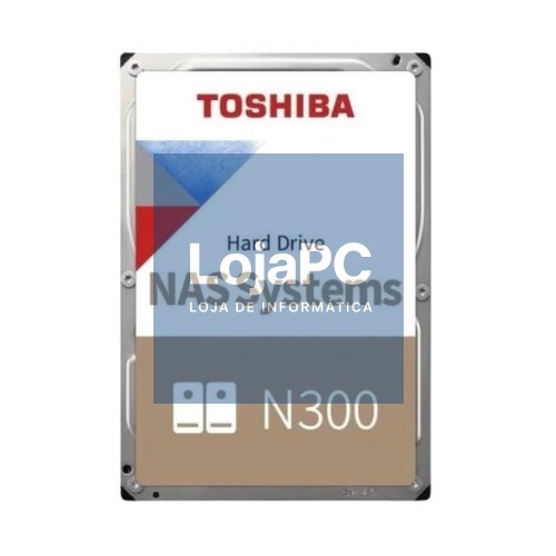 Disco rígido SATA 3 3,5 quot  8TB Toshiba N300 nas
