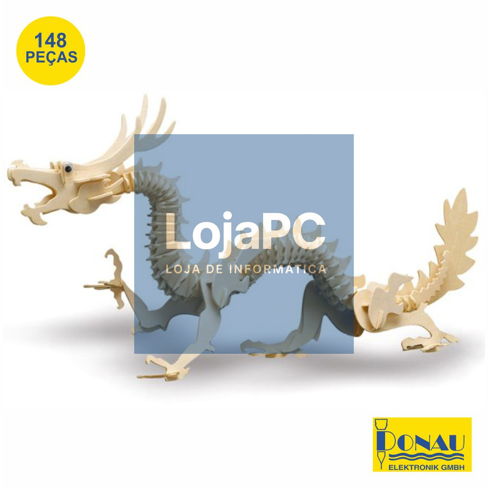 DRAGÃO PAINÉIS DE CONTRAPLACADO C/ 148 PEÇAS DONAU