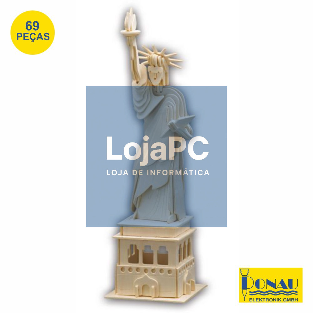 ESTÁTUA LIBERDADE PAINÉIS DE CONTRAPLACADO C/ 69 PEÇAS DONAU