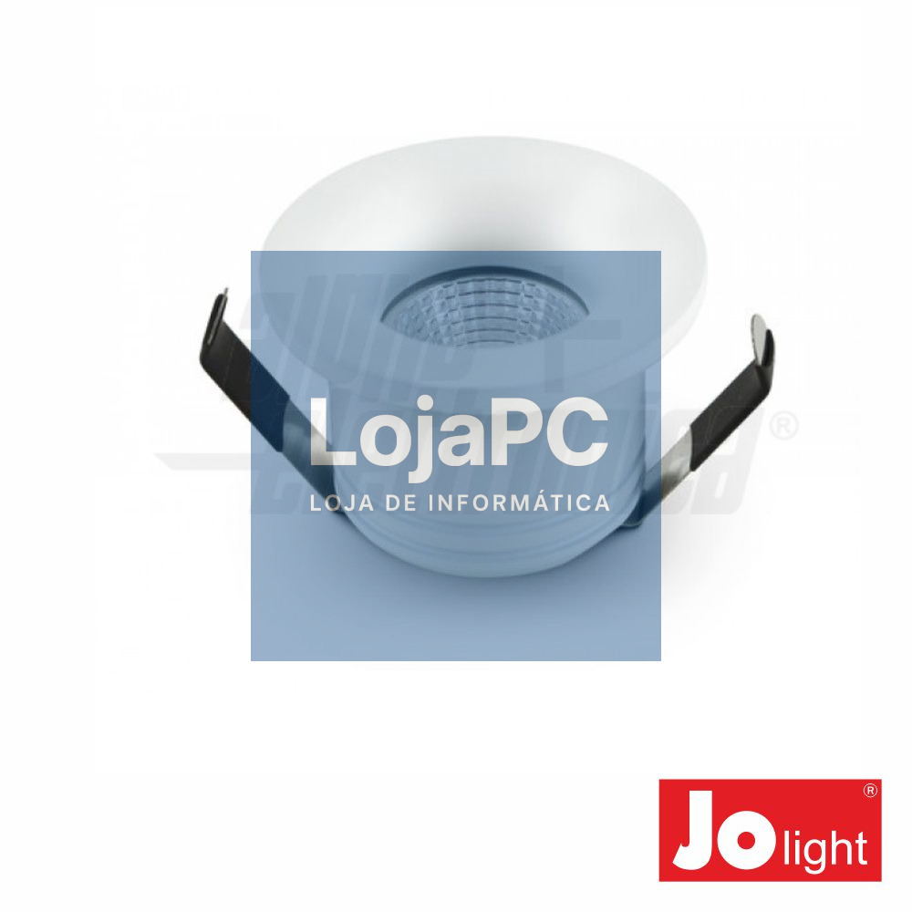 FOCO LED 4W 11.4V 45MM BRANCO QUENTE P/ ENCASTRAR IP20