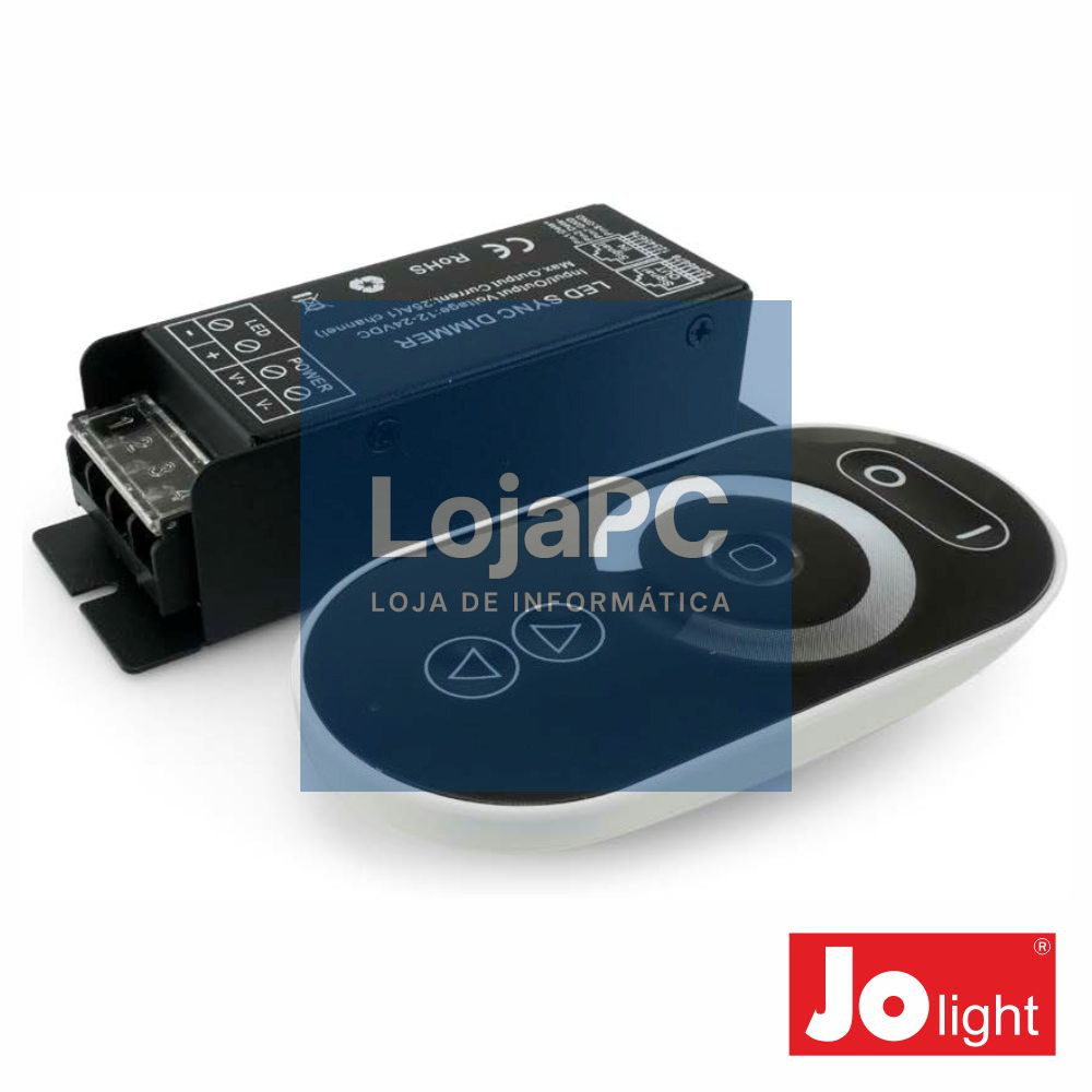 Controlador P/ Fita LEDS C/Comando 12/24V JOLIGHT