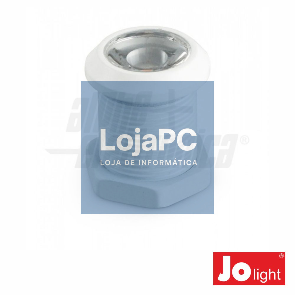 FOCO LED 1W 2.8V 20MM BRANCO QUENTE P/ ENCASTRAR IP20 JOL