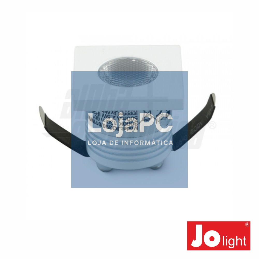 FOCO LED 2.5W 5V  BRANCO QUENTE P/ ENCASTRAR IP20 JOLIGHT