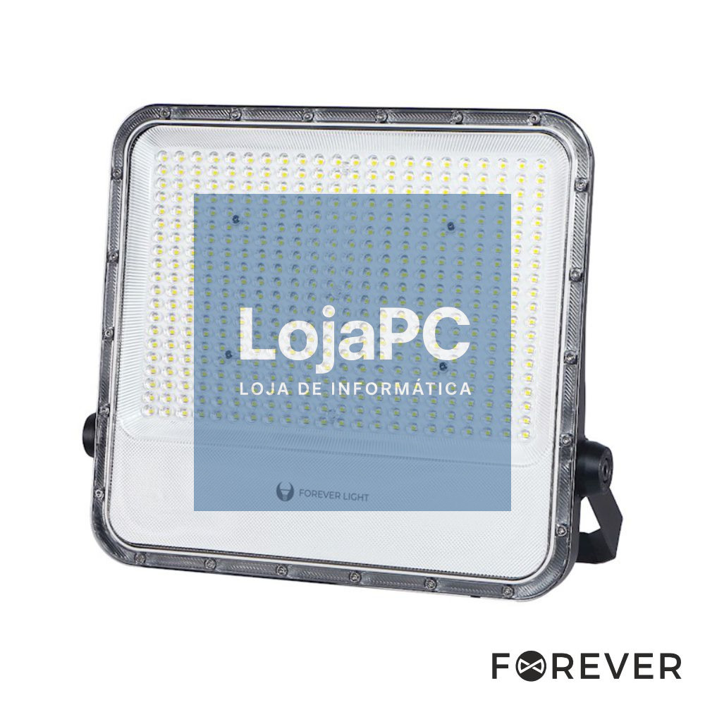 Foco LED 300W 230V 6500K 45000lm IP65 Preto FOREVER