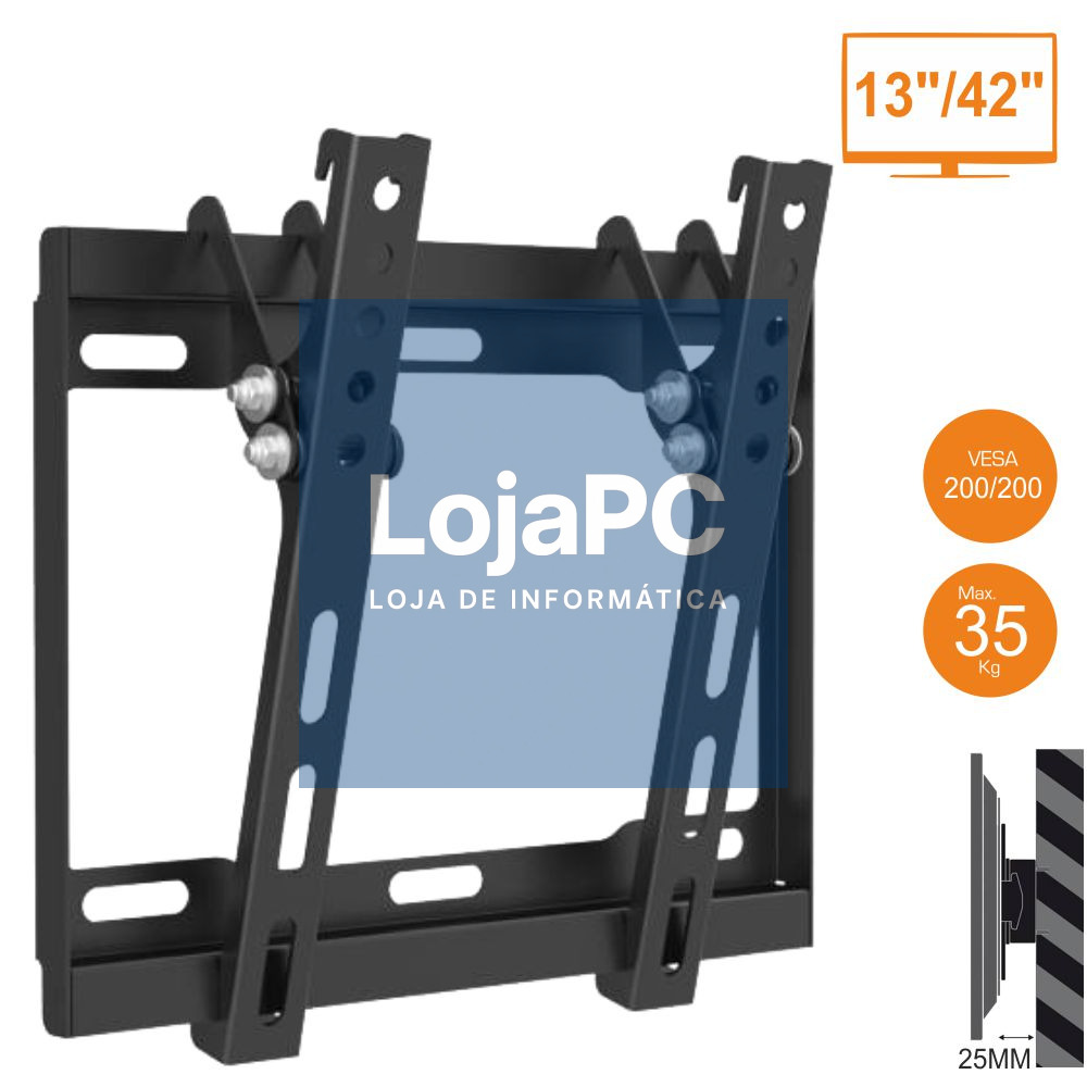 SUPORTE LCD/LED 13/42" VESA 200/200 35KG