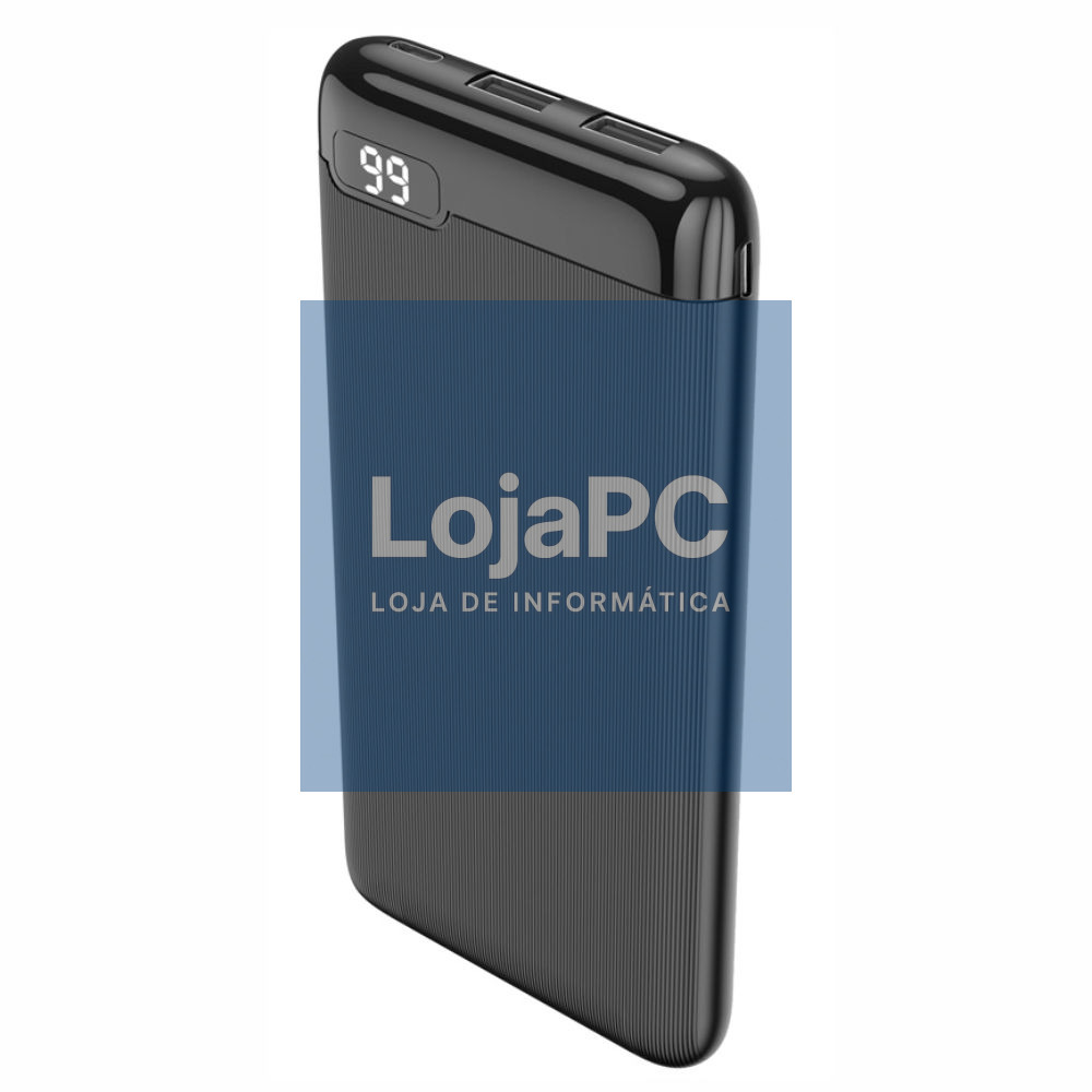 Powerbank 10000mAh C/ Ficha USB-C/MicroUSB