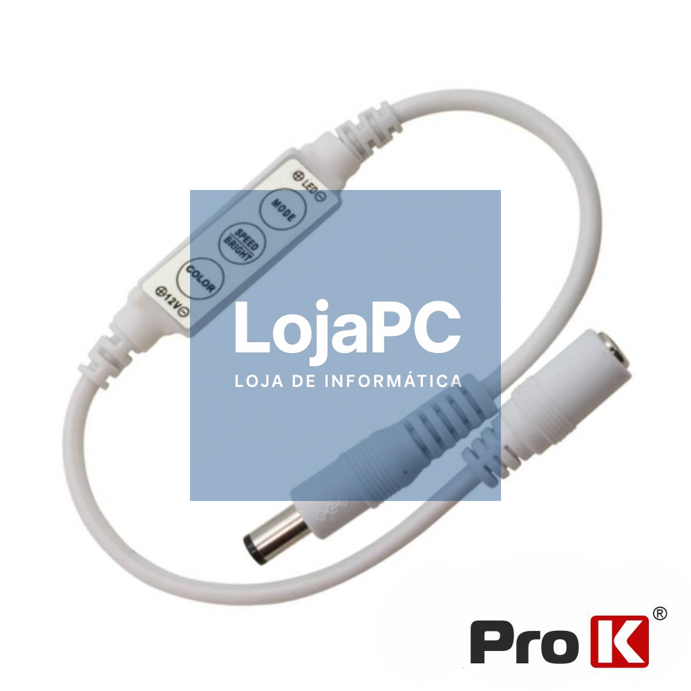 CONTROLADOR P/ FITA LEDS MONOCOR 12V PROK