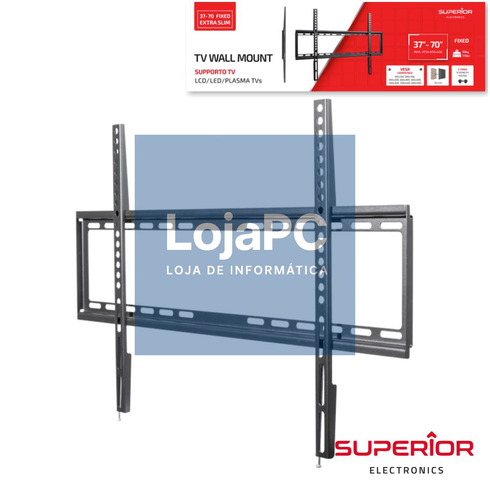 SUPORTE LCD/LED 37/70" FIXO SLIM VESA 600/400 35KG