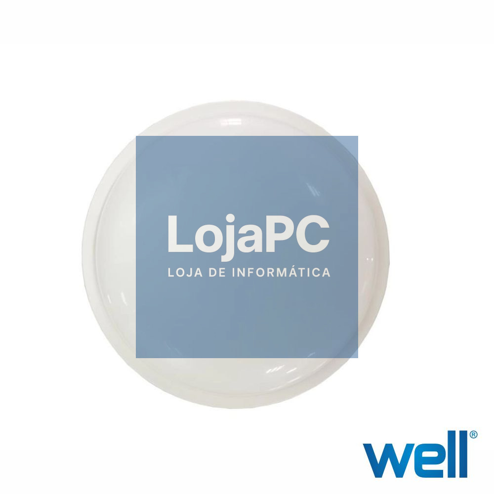Painel Led Redondo Aplique 18W 217MM 1800LM 6500K WELL