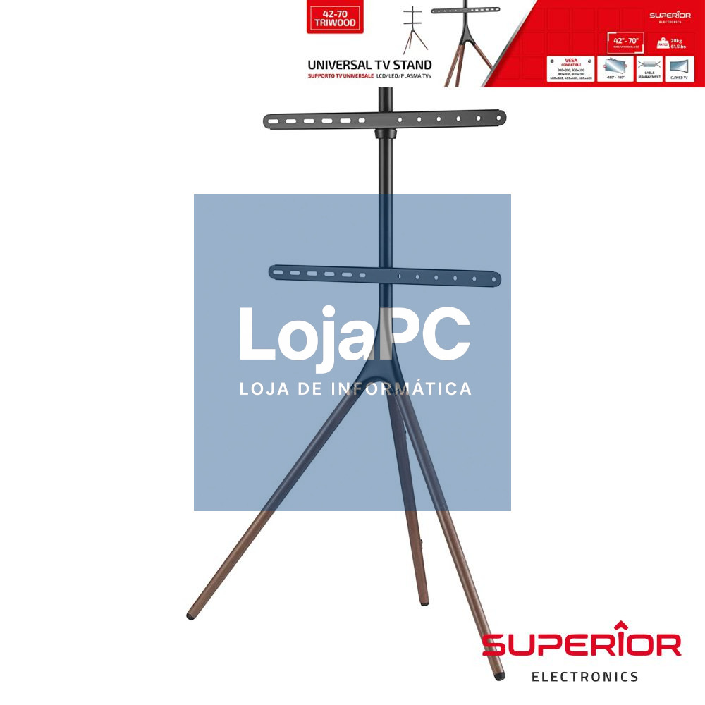 Suporte Lcd/led/Curvo de Chão 42"-70" SUPERIOR