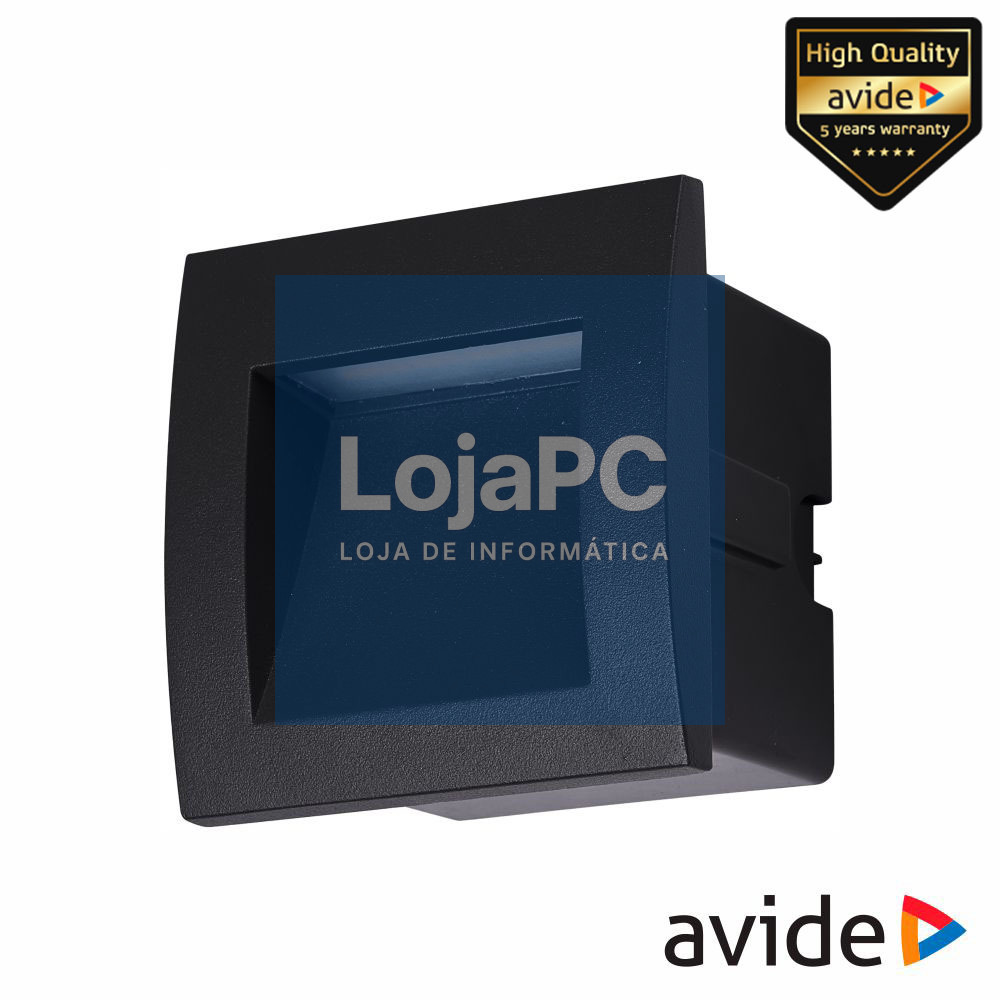 Aplique LED P/ Embutir 3W 81lm 4000K AVIDE