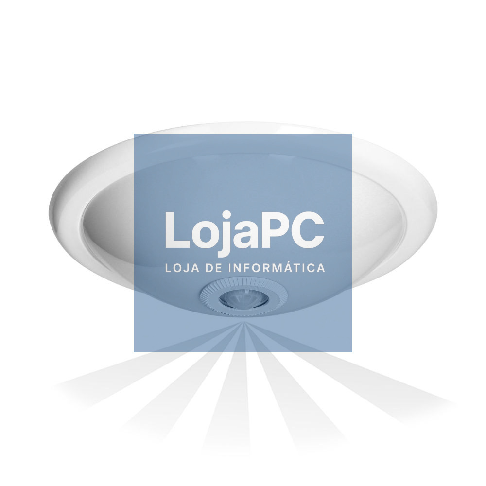 Aplique LED Redondo 2xE27 2x18W C/ Sensor Movimento PIR