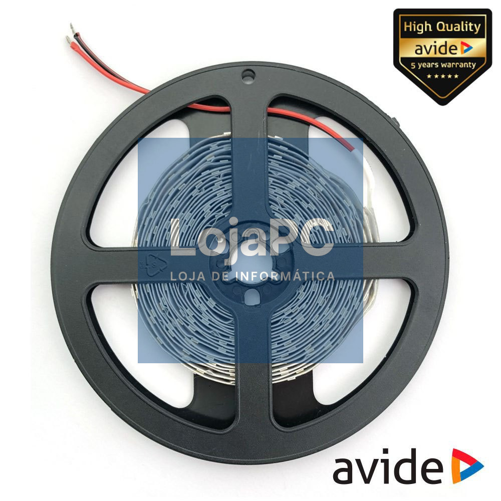 FITA 300 LEDS 2835 3000K 12V 5M IP20 AVIDE