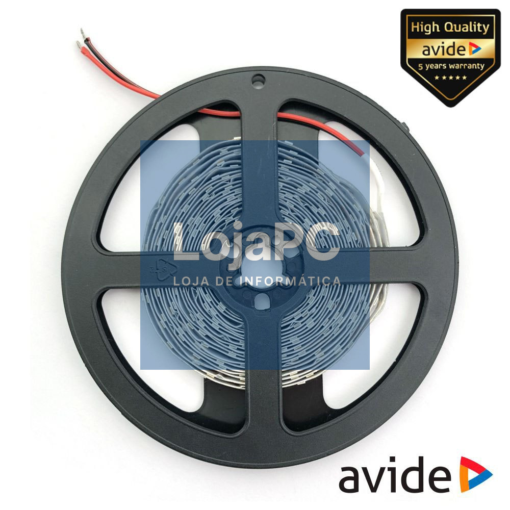Fita 300 LEDS 2835 4000K 12V 12W/m 5m IP20 ZIGZAG AVIDE