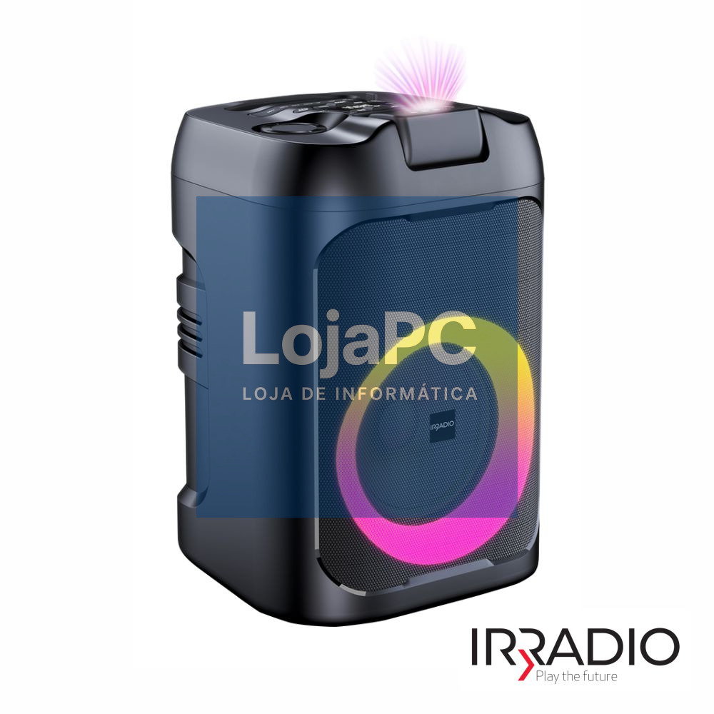 Coluna Amplificada 8" Bluetooth Bat/USB/AUX/SD/TWS Laser RGB