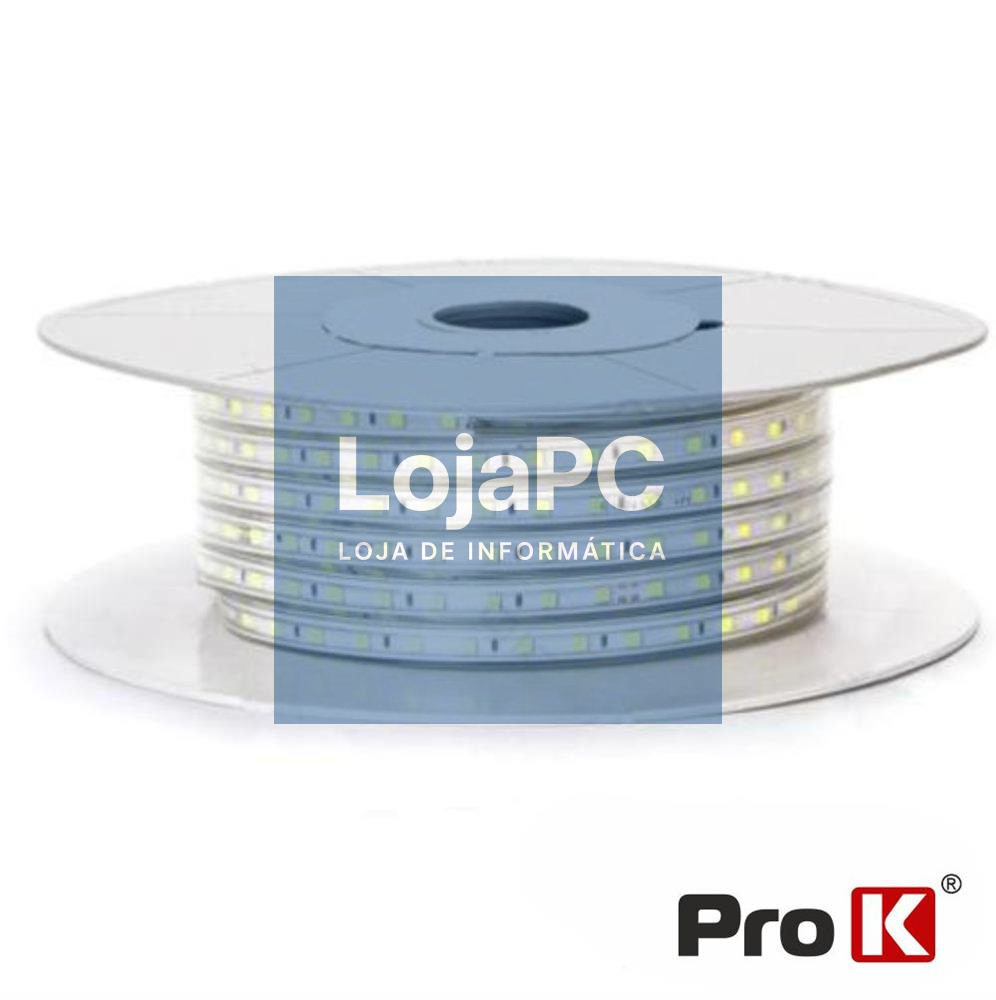 FITA 3000 LEDS 5050 IMPERMEÁVEL Verde 220V 50m PROK