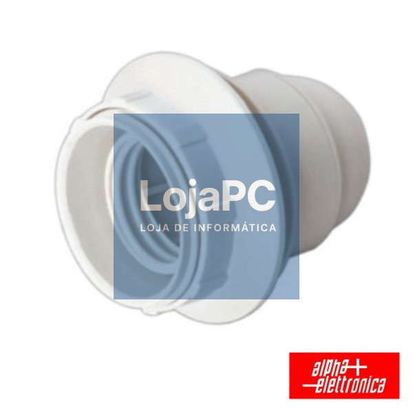 CASQUILHO P/ LÂMPADA E27 BRANCO